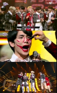 SHINee、音楽番組1位記念“口紅のファンサービス”披露！