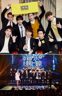 SUPER JUNIOR-M、中国最初の音楽ランキング番組で初の1位を記録！