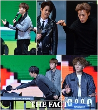 [Photo] BEASTが卓球試合に挑戦