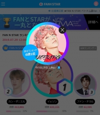 SUPER JUNIOR イェソン、FANNSTAR ６週連続１位！