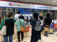 福岡で韓国水産食品をＰＲ！ 人気ドラマ「愛の不時着」展とのコラボで連日盛況 ～「K-SEAFOOD FAIR 2021」開催