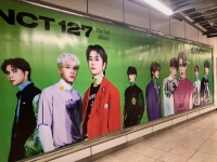 NCT 127が渋谷に上陸！9月19日までThe 3rd Album『Sticker』特大ポスター掲出！